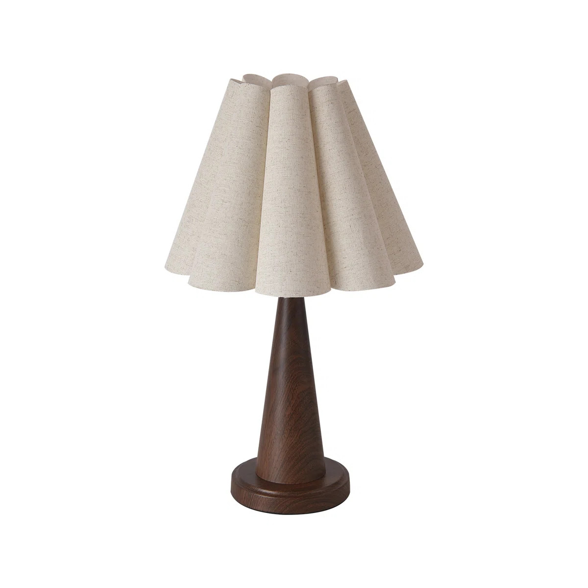 Modern Simple Rustic Table Lamp Nightstand Light with Wood Metal Base Use E26 Bulb For Bedroom Li... | Wayfair North America