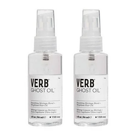 Verb Ghost Oil - Smoothing Moringa Blend + Weightless Hair Oil 2oz (Pack of 2) | Walmart (US)