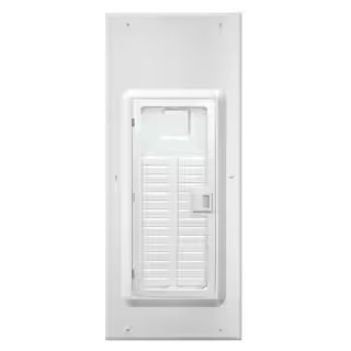 Leviton NEMA 1 30-Space Indoor Load Center Cover and Door with Observation Window Flush/Surface M... | The Home Depot