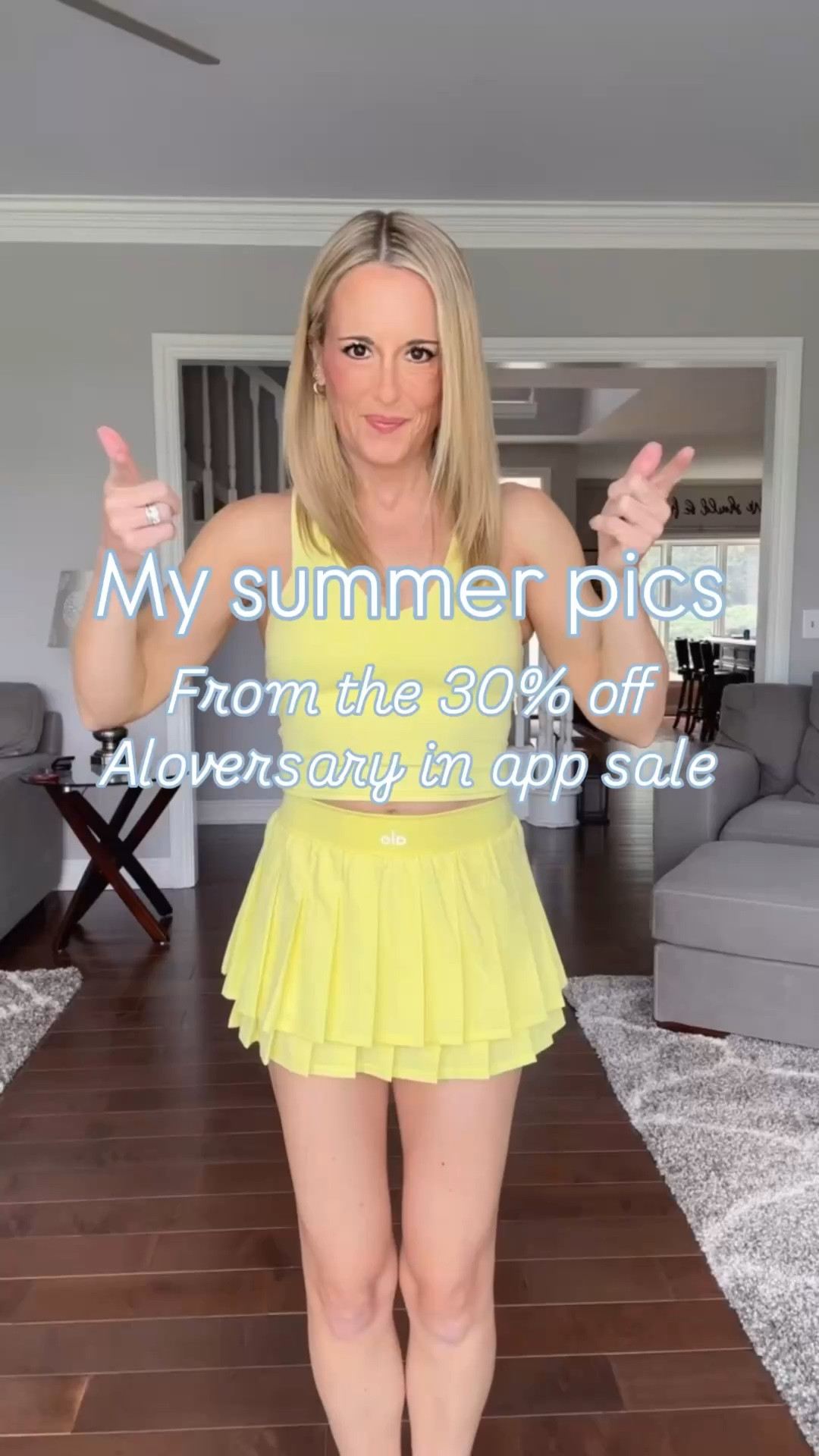 SALE ALERT 🚨🚨🚨

Alo is celebrating its anniversary by offering 30% off site wide on the Alo app!  With summer right around the corner, now is the time to stock up on your favorite pieces. I live out of skorts and dresses all summer, so these are my top picks!  Pieces like these go fast during the sales, so make sure you grab your faves ASAP!

@Alo Yoga 

Alo sale // Alo summer sets // Athleisure // elevated casual outfits // summer style // summer outfits // mom style

#LTKSaleAlert #LTKActive #LTKPetite