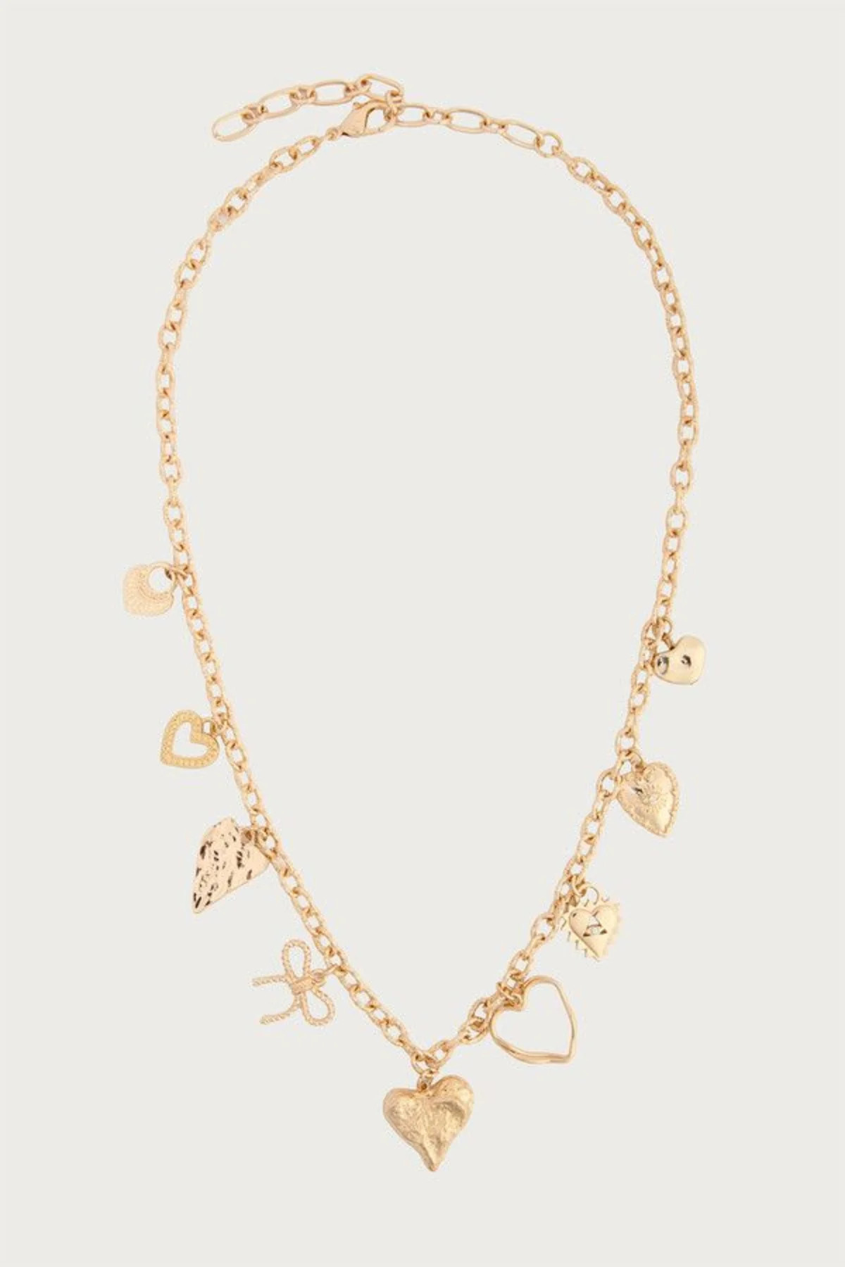 Mixed Heart Charm Necklace | Saachi