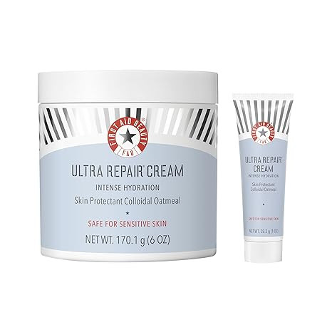 First Aid Beauty - Ultra Repair Cream, Intense Hydration Whipped Colloidal Oatmeal, Clinically Pr... | Amazon (US)