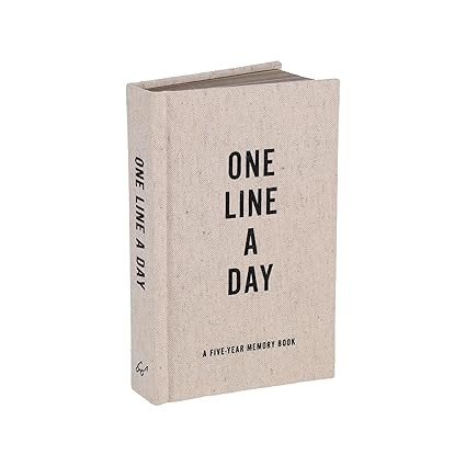 Canvas One Line a Day: A Five-Year Memory Book (Yearly Memory Journal and Diary, Natural Canvas C... | Amazon (US)