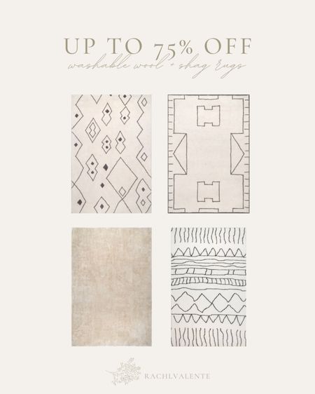 ENDING TODAY | Rugs USA up to 75% off washable wool and shag rugs 🤎 #rugs #rugroundup #rugsale 

#LTKsalealert #LTKFind #LTKhome