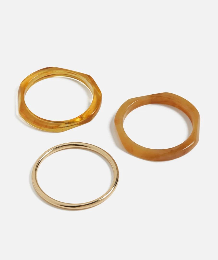 ACRYLIC & GOLD BANGLE PACK | Sportsgirl