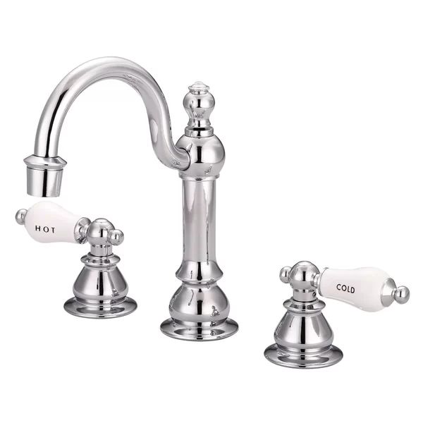 Vintage Widespread Faucet 2-handle Bathroom Faucet with Drain Assembly | Wayfair North America