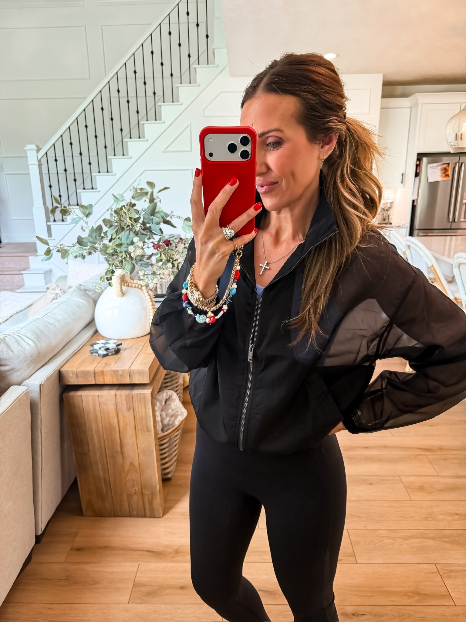This sleek black active set is perfect for running errands or an on-the-go workout. Pair it with a lightweight jacket for a polished yet comfy look. Effortless style that’s versatile for everyday wear!

Use code TMISXSPANX

black leggings, activewear set, athleisure style, casual chic, workout outfit, errands look, elevated basics, lightweight jacket, on-the-go outfit, versatile style, casual fashion, themominstyle

#LTKActive #LTKfitnessgoals #LTKOver40