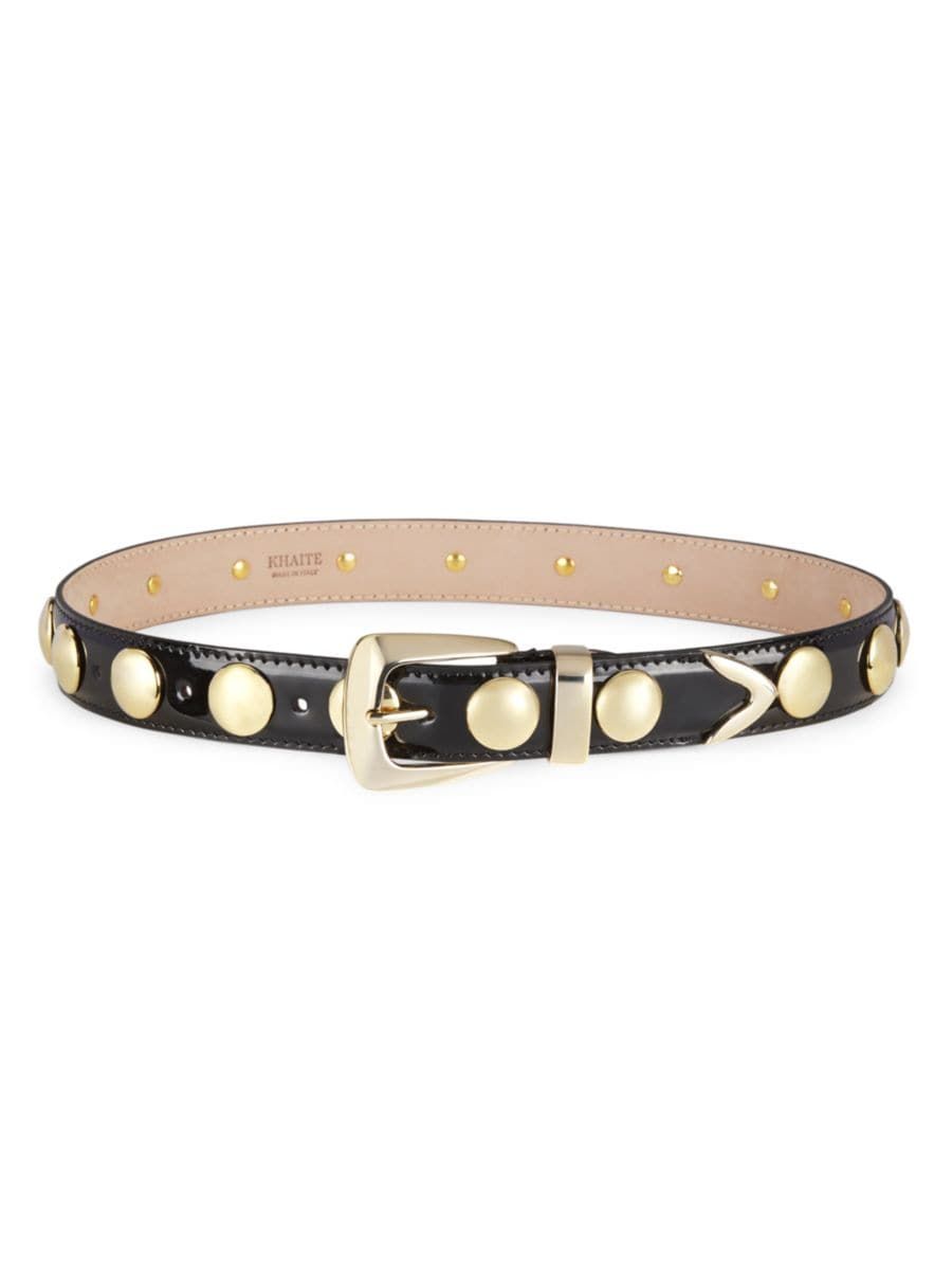 Benny Studded Leather Belt | Saks Fifth Avenue