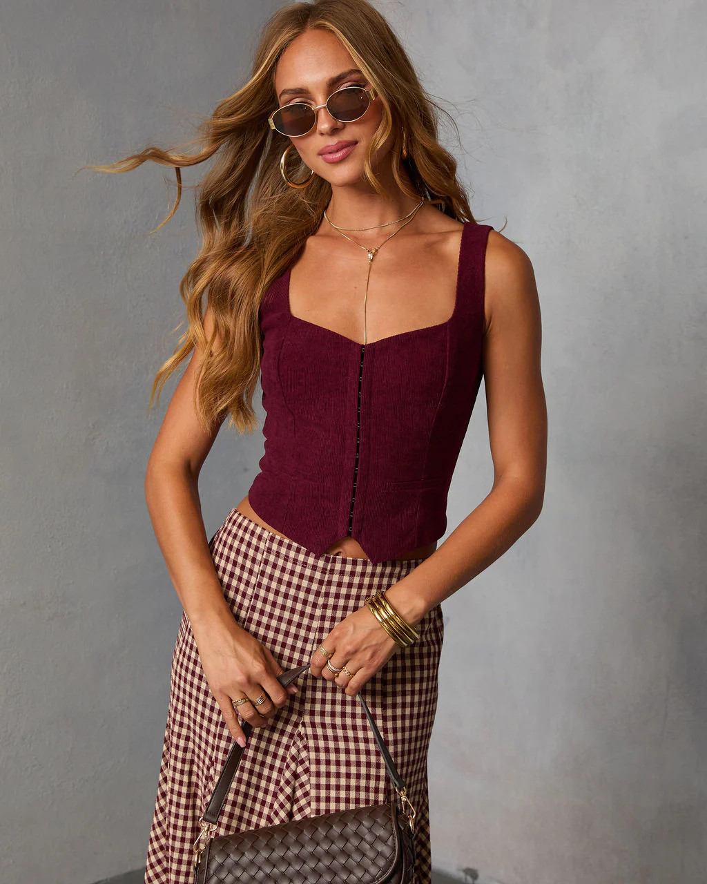 Larklin Corduroy Vest Top | VICI