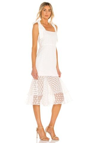 Lovers and Friends Day Keeper Midi Dress in White from Revolve.com | Revolve Clothing (Global)