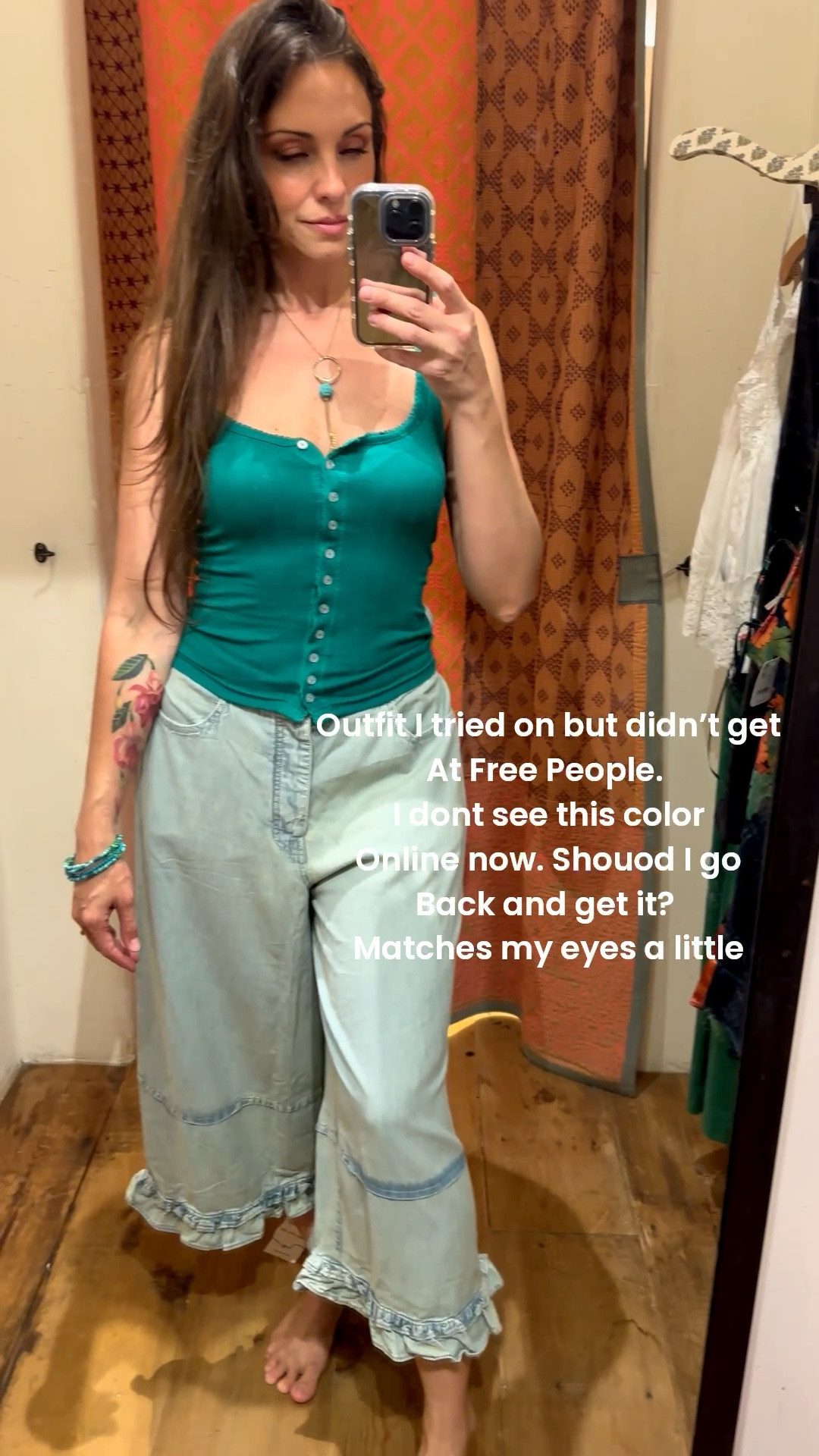 The tank top was pretty cute. Should I go back for it? #freepeople#tanktop

#LTKActive #LTKFindsUnder50