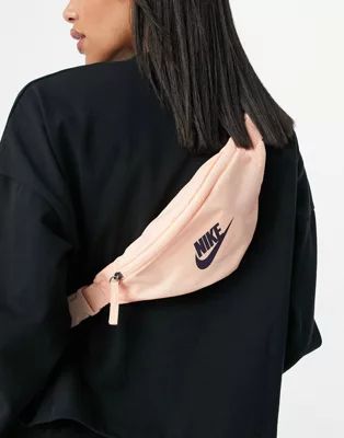 Nike Heritage waist pack in pale pink | ASOS (Global)