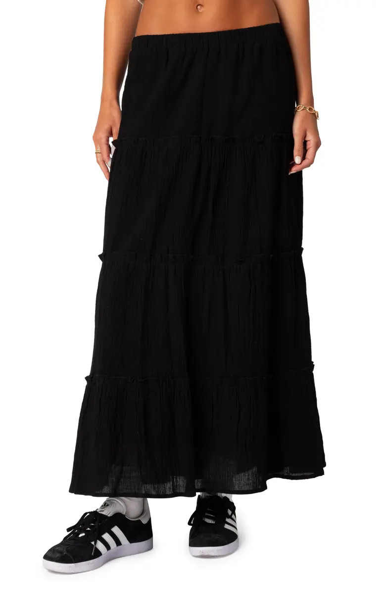 Tiered Cotton Maxi Skirt | Nordstrom