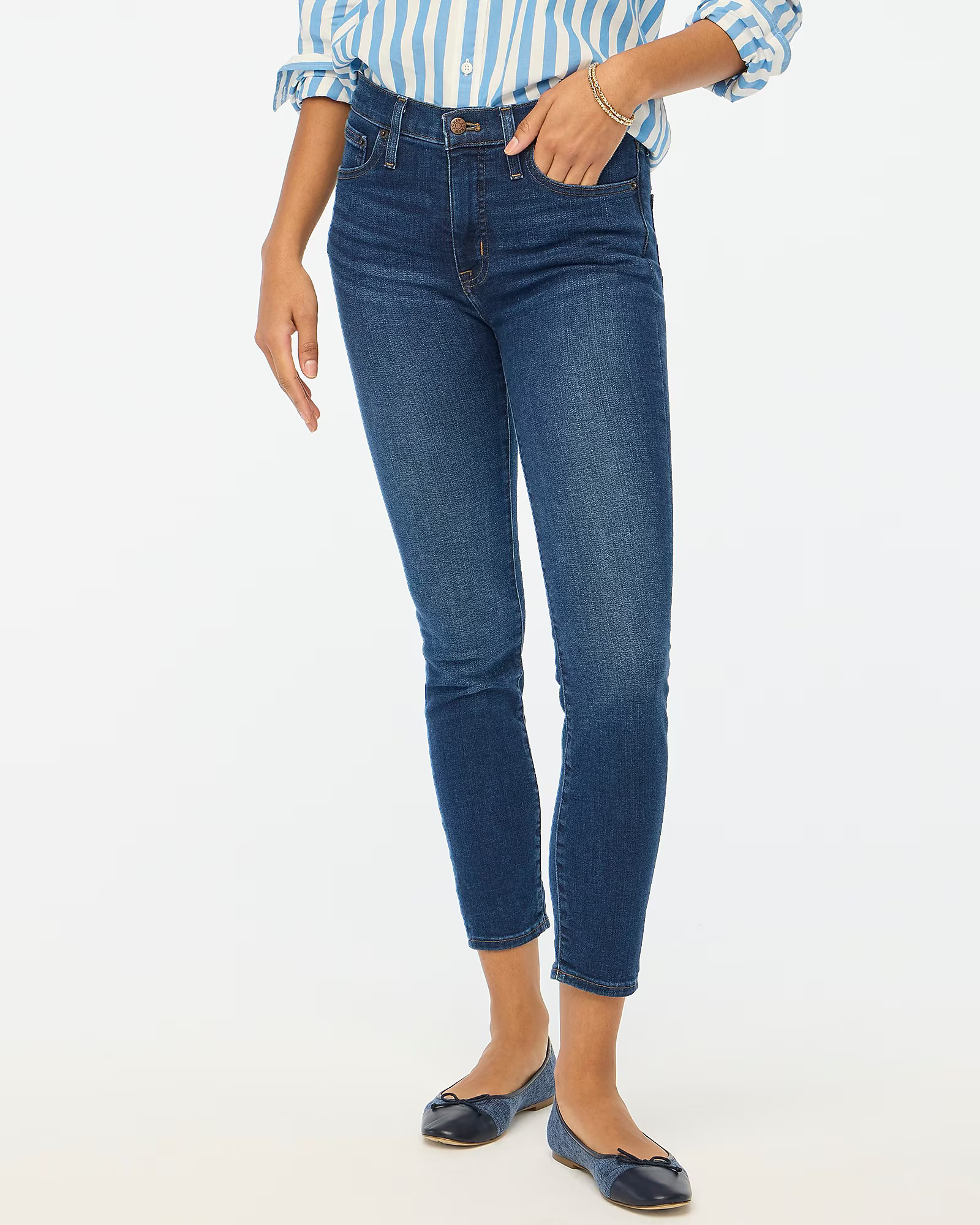 9" mid-rise skinny jean in signature stretch | J.Crew Factory