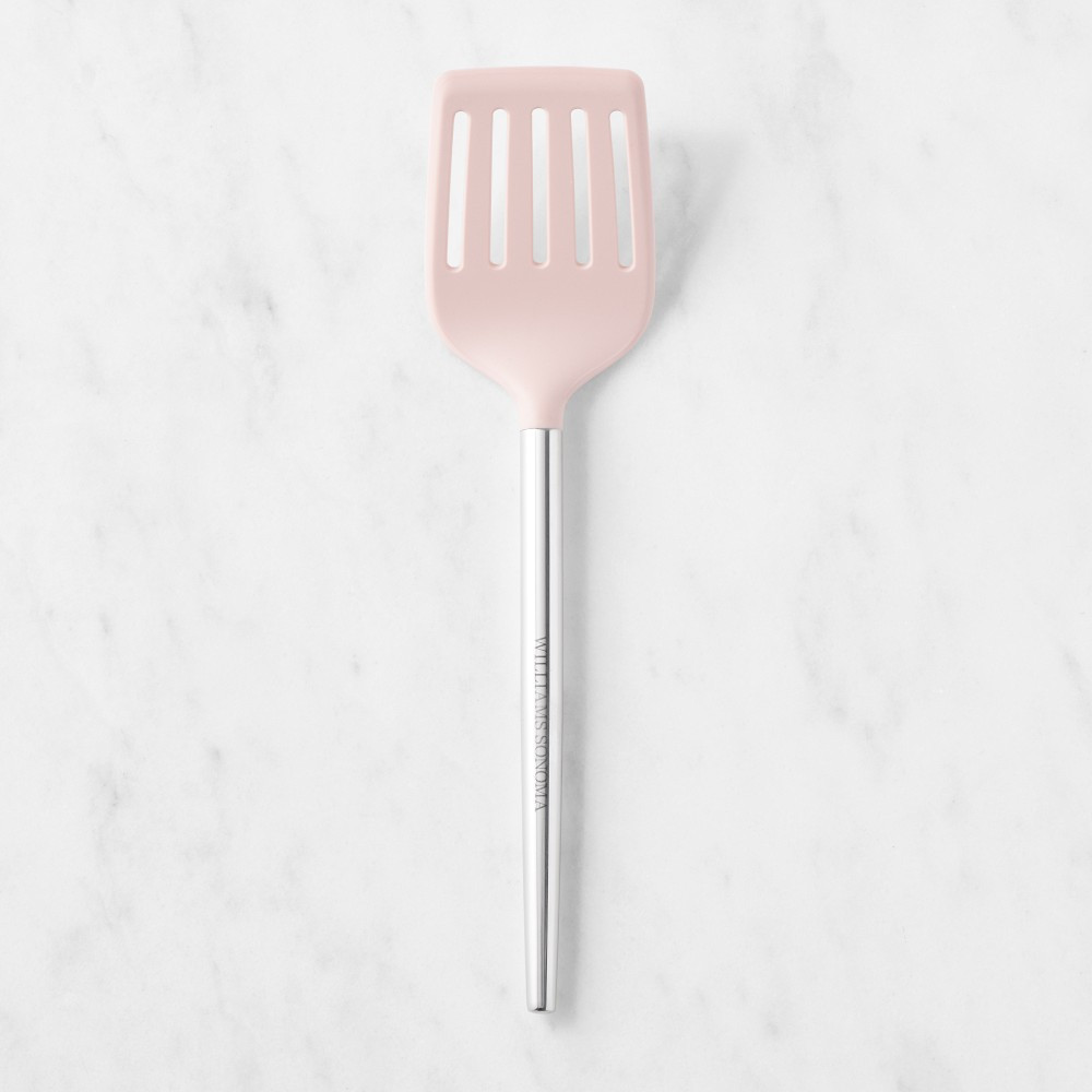 Williams Sonoma Stainless-Steel Silicone Slotted Turner | Williams-Sonoma