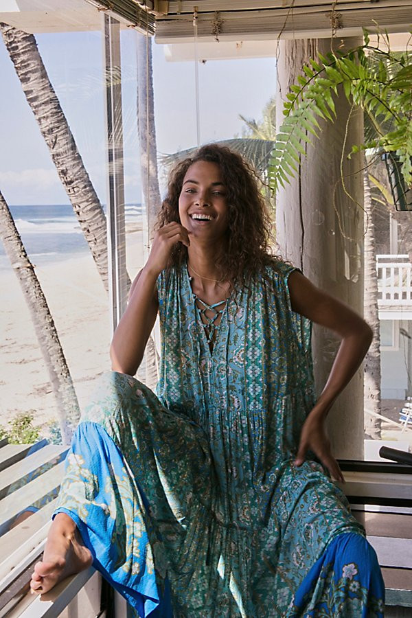 Hanalei Bay Dress by Free People, Hawaiian Breeze Combo, S | Free People (Global - UK&FR Excluded)