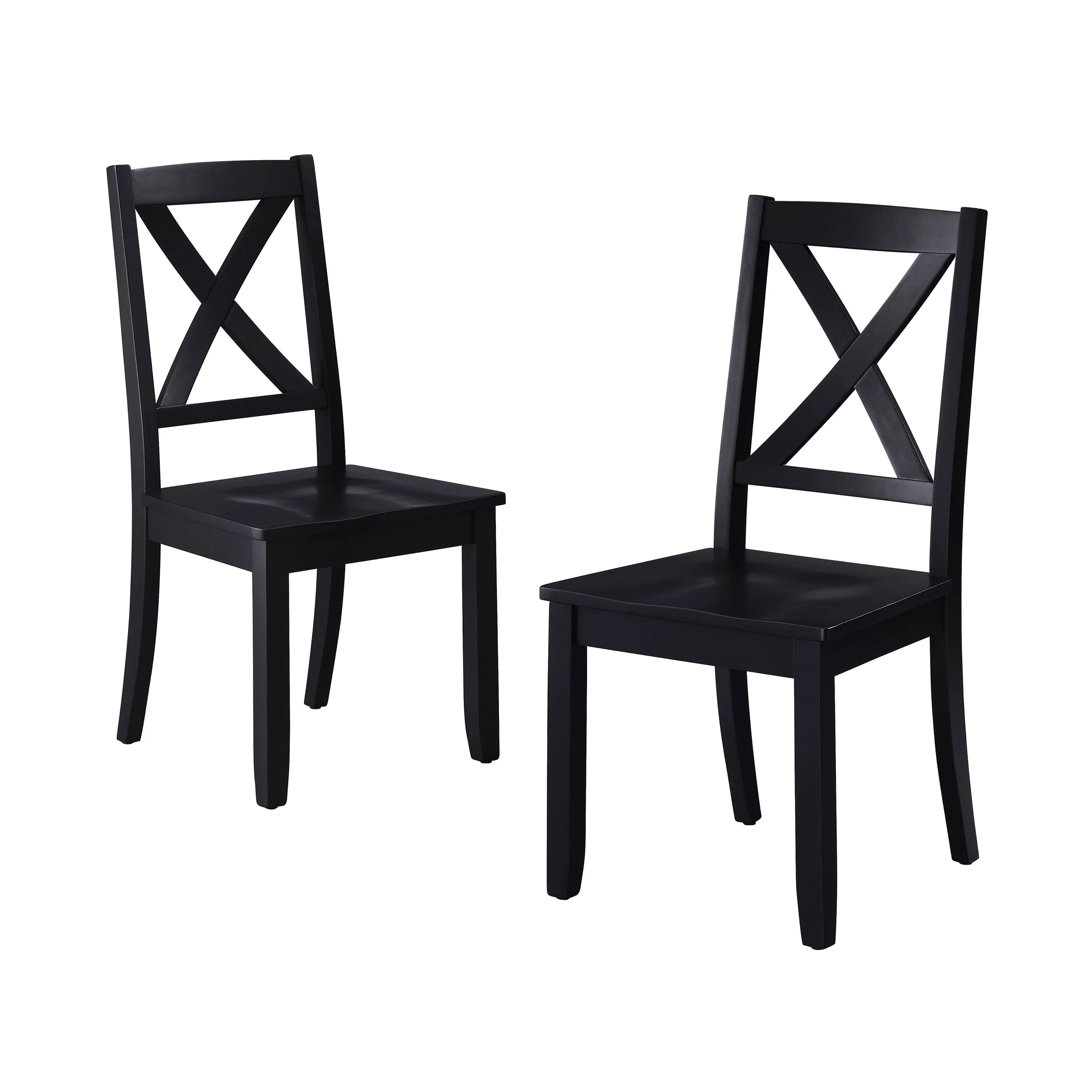 Better Homes & Gardens Maddox Crossing Dining Chairs, Set of 2, Black | Walmart (US)