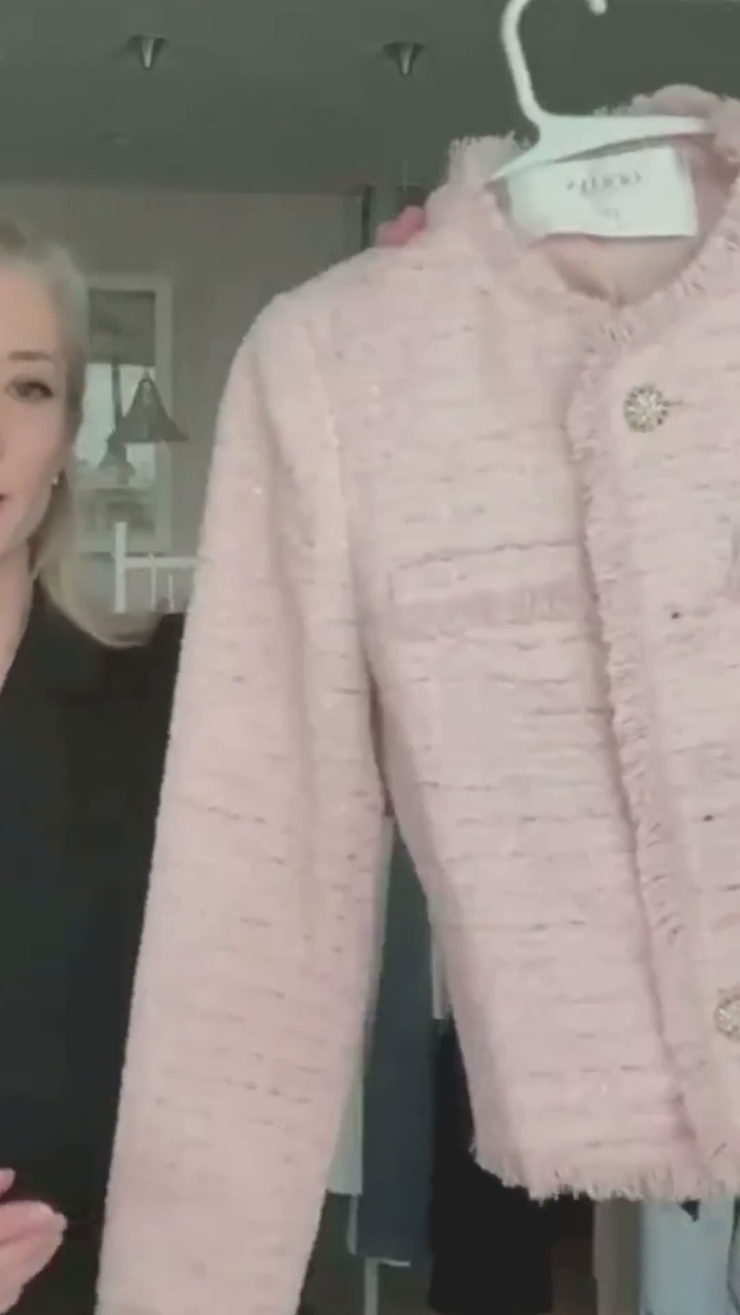 Amazing style tips for women love shopping from Amazon live! Petite friendly fashion. Over 40 appropriate. Petite and tall girls alike. Seasonal layering tips for styling women’s outfits like my palm Beach chic First Lady Princess Diana style pale blush pink tweed blazer! 

#LTKStyleTip #LTKOver40 #LTKSeasonal