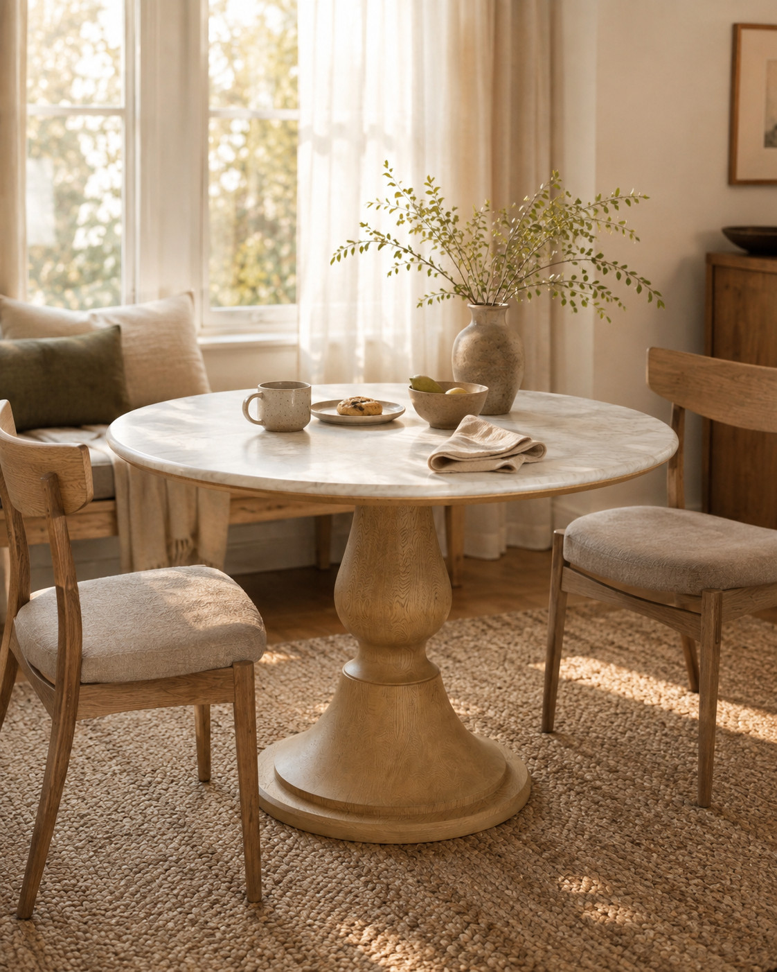 Creating a cozy neutral dining space with timeless furniture, natural textures, and elegant details ✨
Everything you need for this warm Scandinavian-inspired look 🤍 

 #LTKOver40 #LTKHome #LTKSaleAlert