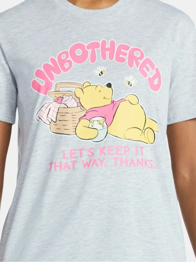 Winnie the Pooh Women's Graphic Tee with Short Sleeves, Sizes XXS-XXL | Walmart (US)