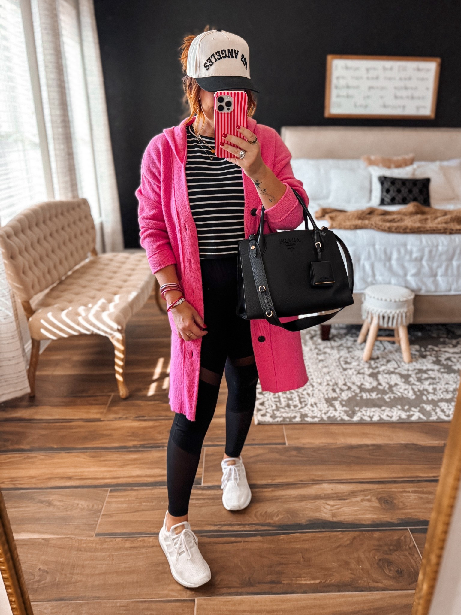 Wednesday OOTD 🩷🖤🤍 


#LTKOver40 #LTKootd