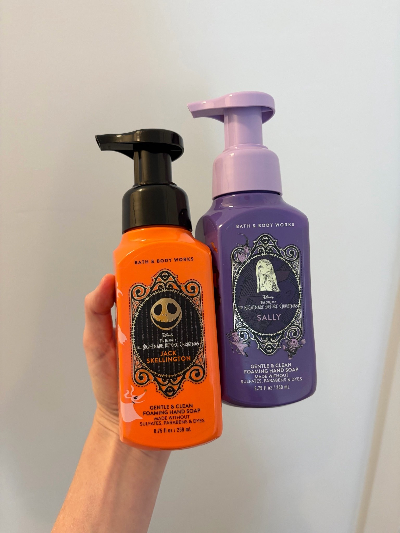 We are loving these Jack Skellington and Sally hand soaps from Bath & Body Works. They both smell so good!

#LTKSeasonal #LTKHome