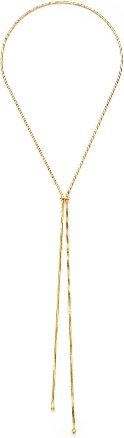Gold Silver Necklace for Women Y Chain Necklaces | Amazon (US)