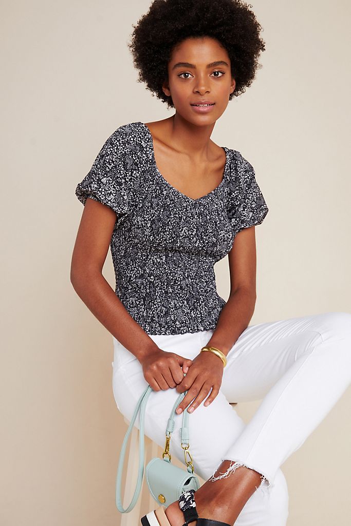 Aurelia Smocked Top | Anthropologie (US)