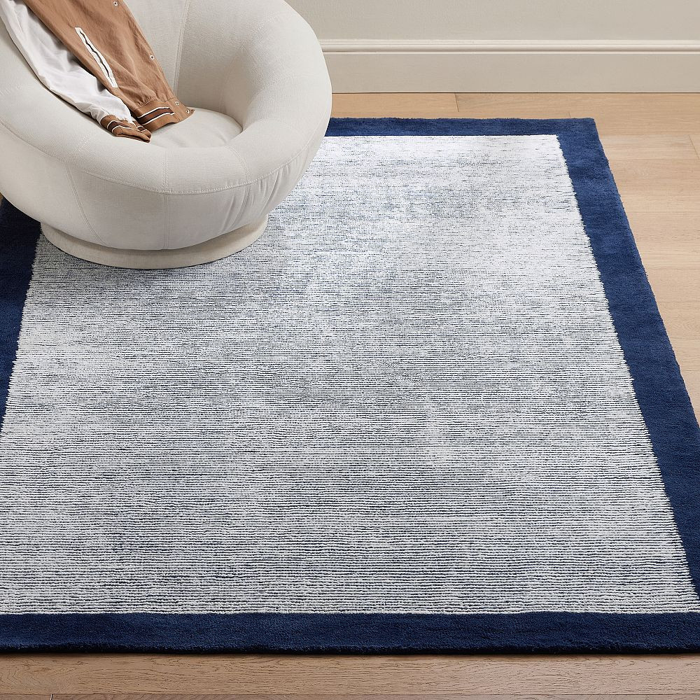 Texture Border Performance Rug | Pottery Barn Teen