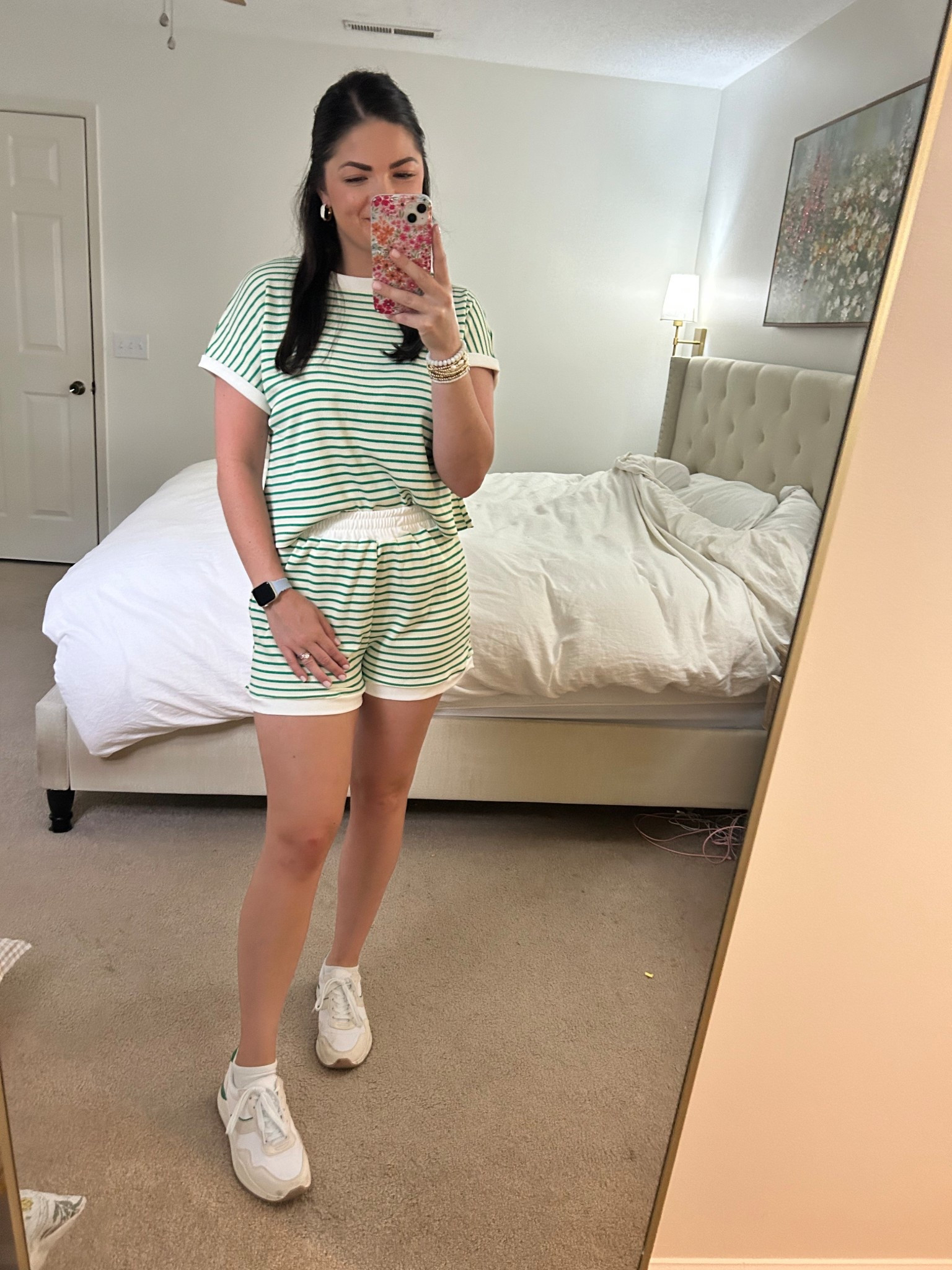 Striped Set from Amazon = a must have for spring! I'm wearing a size medium & it's a little snug. Definitely size up! 💚 


#LTKTravel #LTKFindsUnder50 #LTKStyleTip