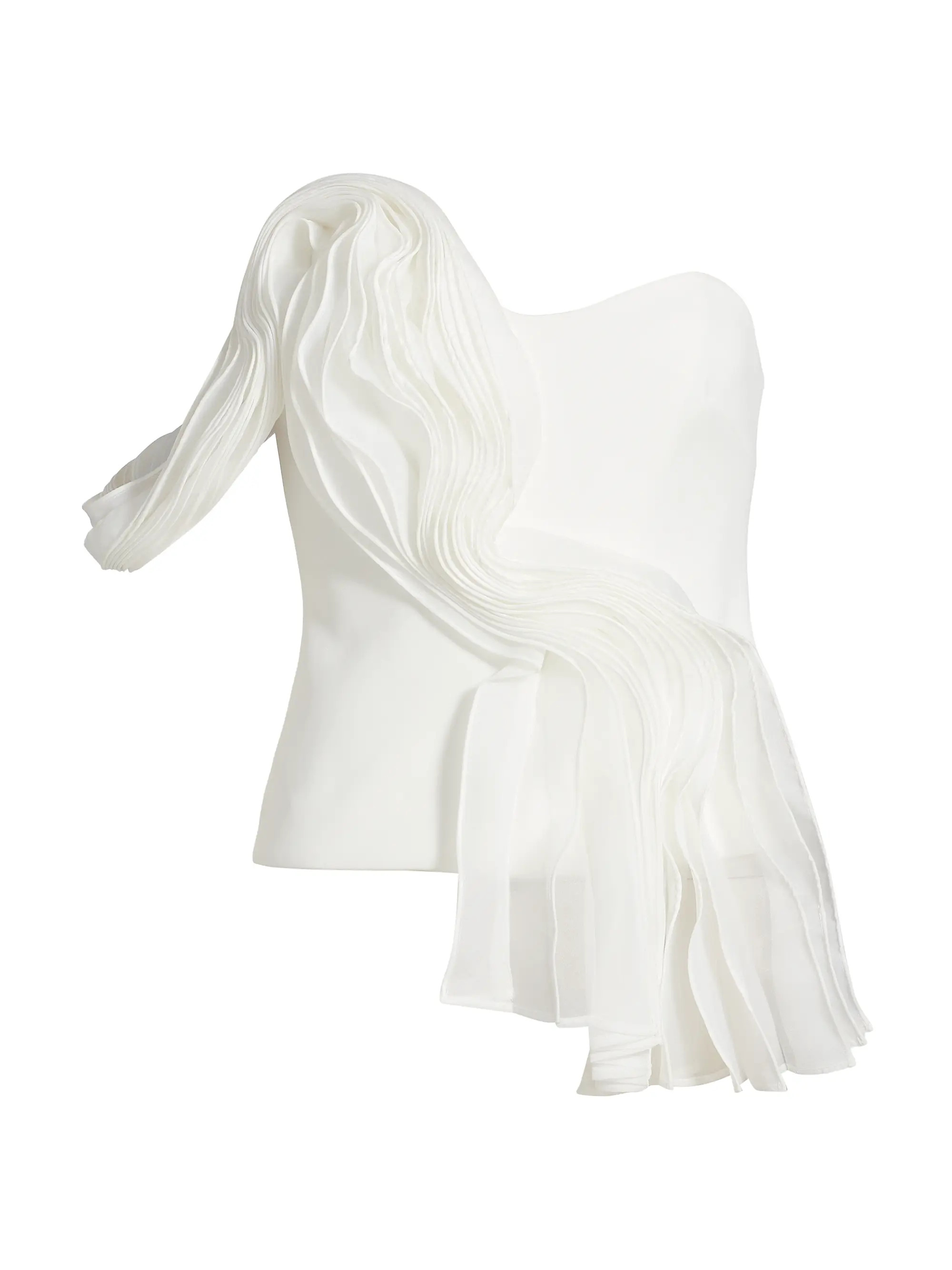 Wigbeth Pleated Off-the-Shoulder Top | Saks Fifth Avenue