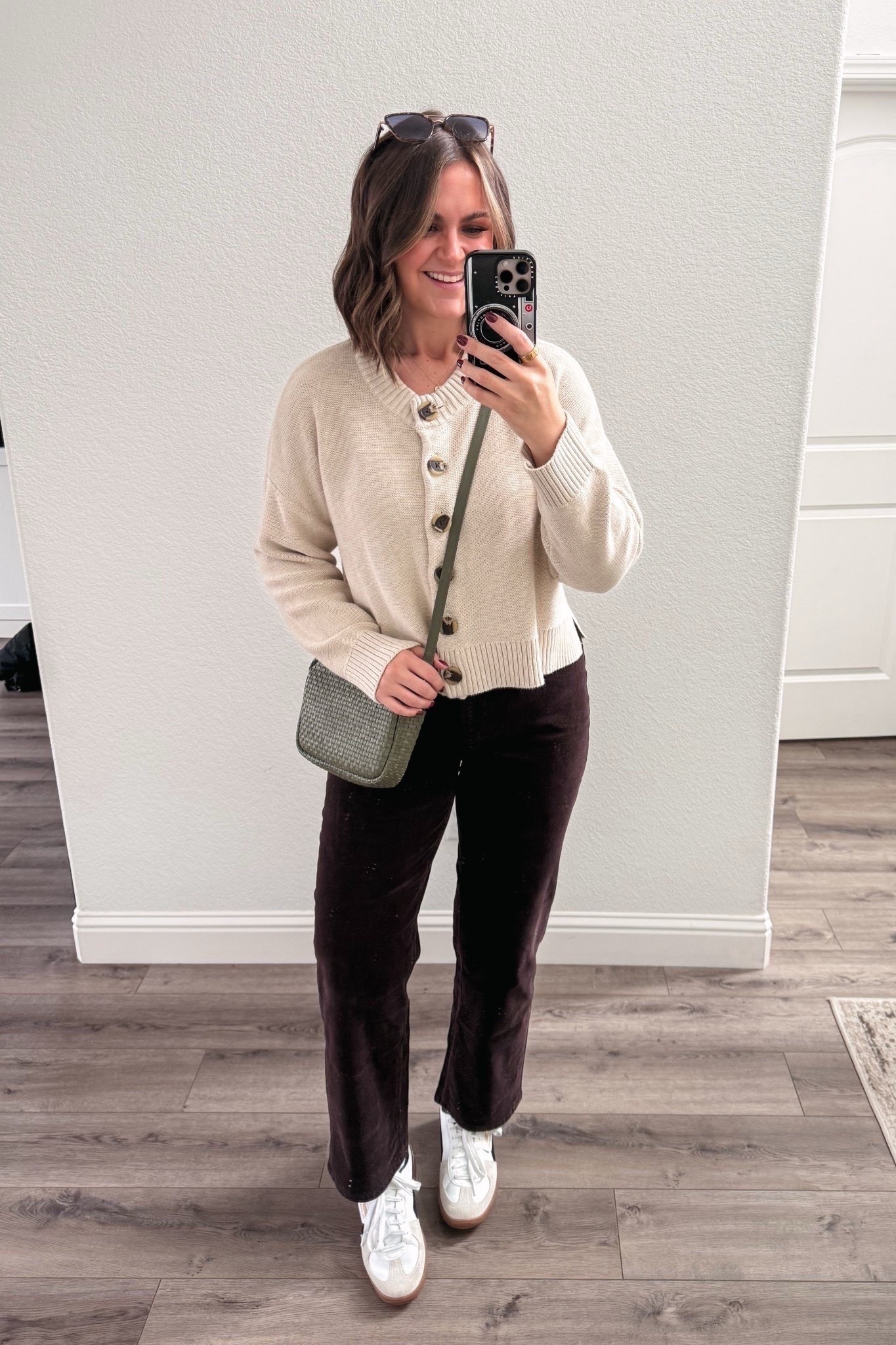 Lunch date and errands outfit!!

Pants, large (code CourtneyHxSpanx)
Cardigan, large (could’ve done a medium)
Sneakers, 10 (true size)

Size 12, midsize, fall outfit, casual style, mom style, corduroy pants, quince, winter outfit, casual style, Courtney Hamilton, California 

#LTKootd #LTKOver40 #LTKSaleAlert