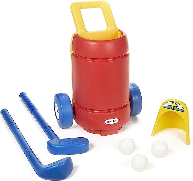 Little Tikes TotSports Easy Hit Golf Set + 3 balls + 2 clubs | Amazon (US)