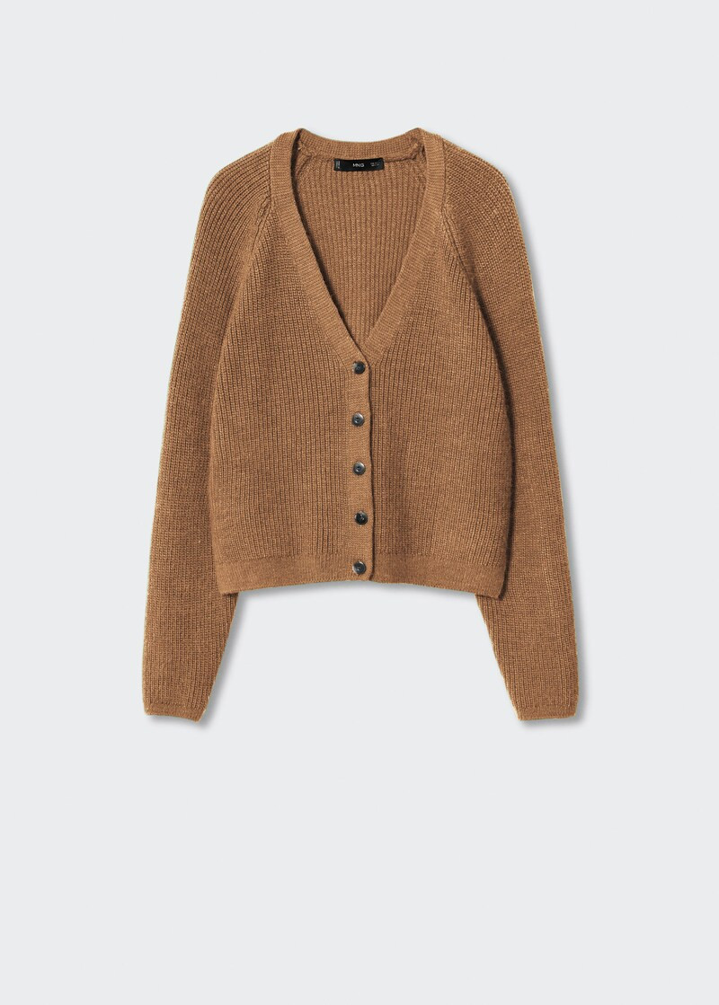 Button knit cardigan | MANGO (US)
