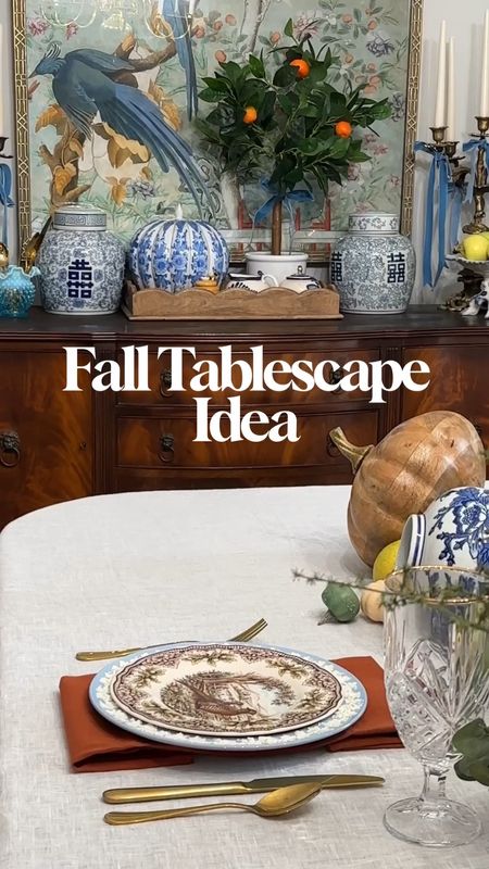 Fall table decor, Fall decor, fall dining 

#LTKSeasonal #LTKhome #LTKFind