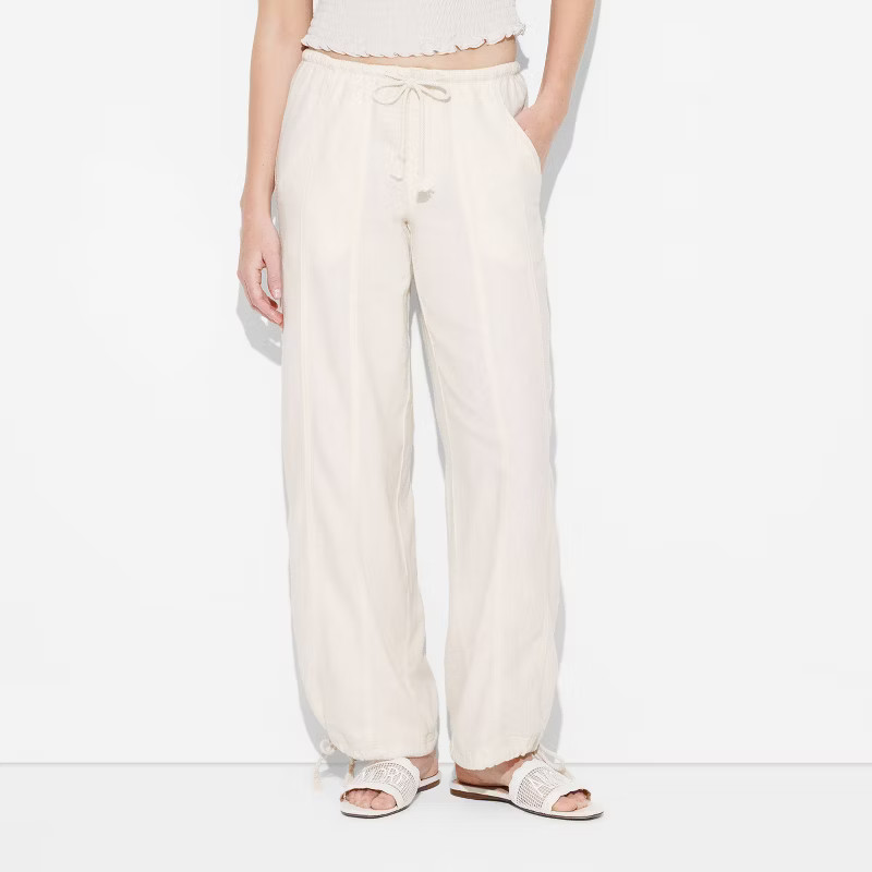 Women's Utility Beach Pants - Wild Fable™ Cream S | Target