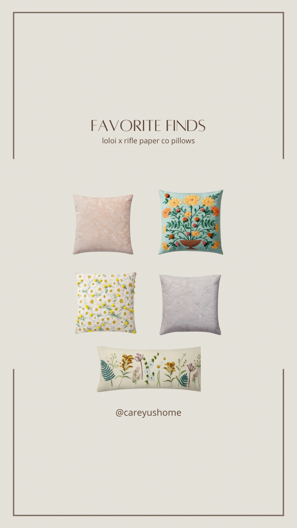 Stunning and whimsical accent pillows from Loloi x Rifle Paper Co.  

#LTKSpringSale #LTKSeasonal #LTKhome