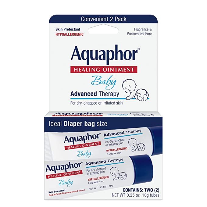 Aquaphor Baby Healing Ointment To-Go Pack - Advanced Therapy for Chapped Cheeks and Diaper Rash -... | Amazon (US)