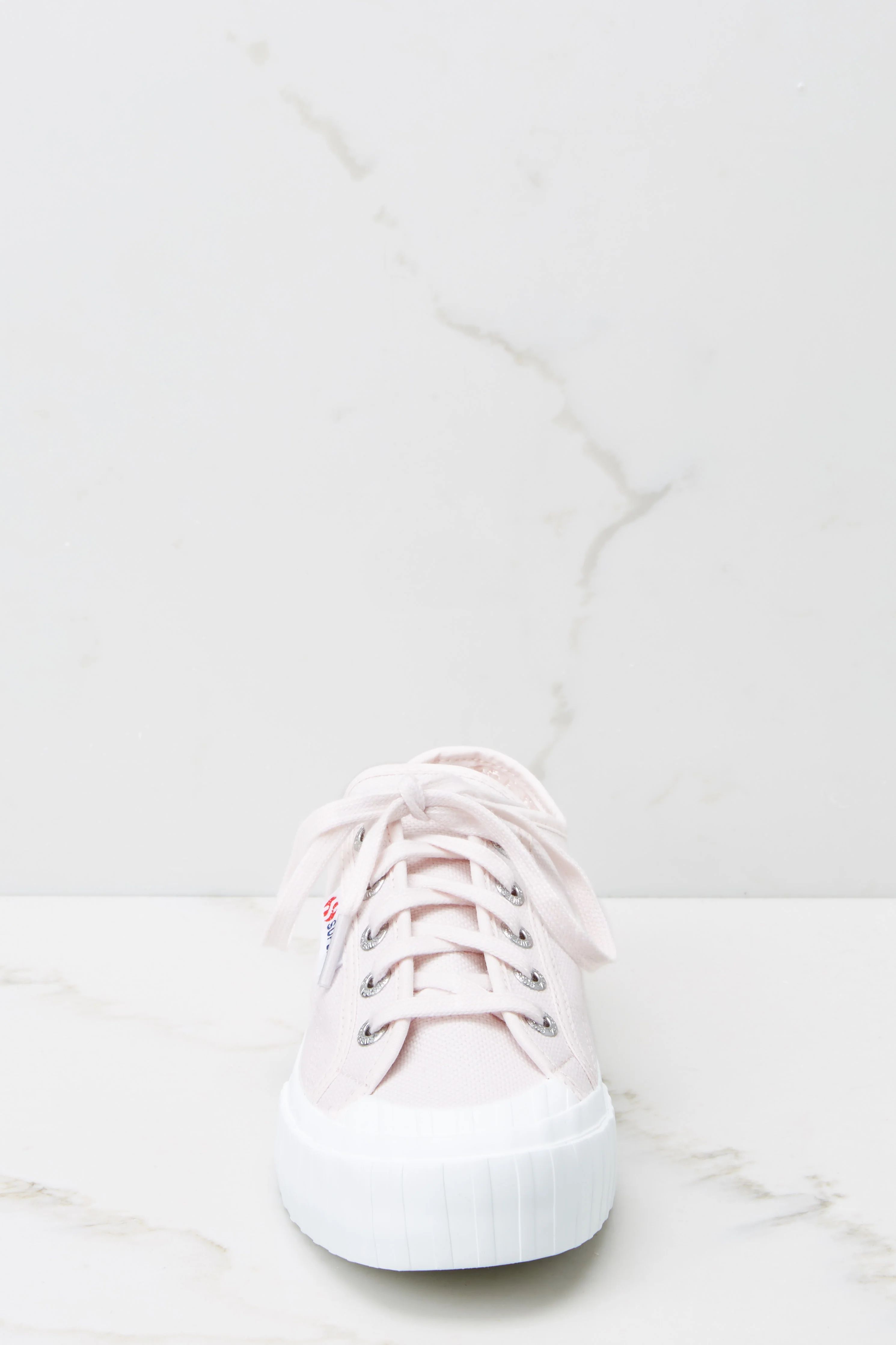 2630 Cotu Dusty Pink Canvas Sneakers | Red Dress 