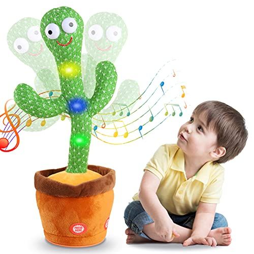 Kids Dancing Talking Cactus Toys for Baby Boys and Girls, Talking Sunny Cactus Toy Electronic Plu... | Amazon (US)