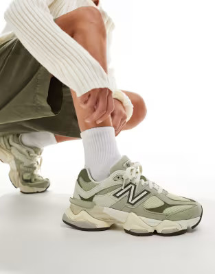 New Balance 9060 trainers in green | ASOS | ASOS (Global)