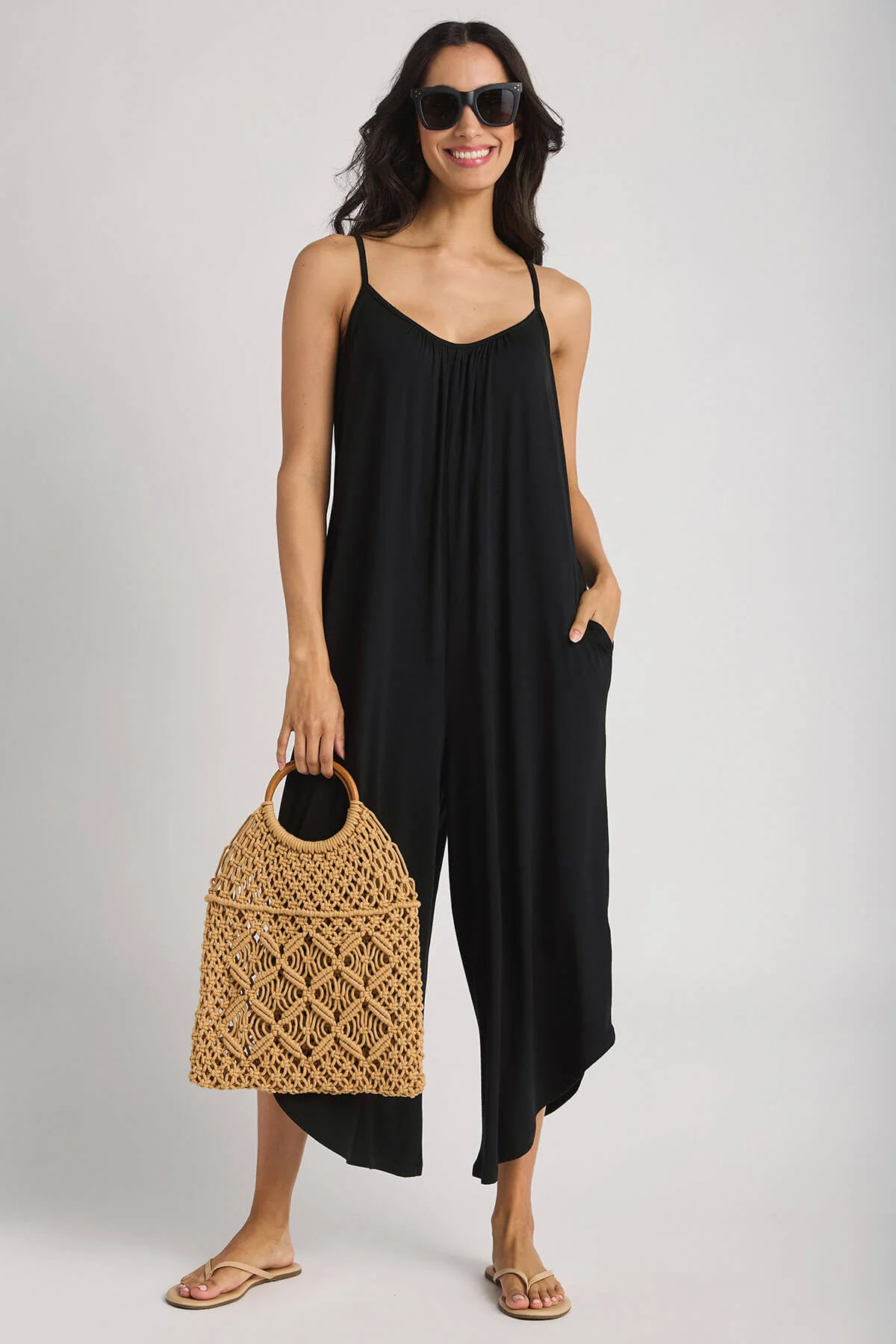 Z Supply Flared Jumpsuit | Social Threads