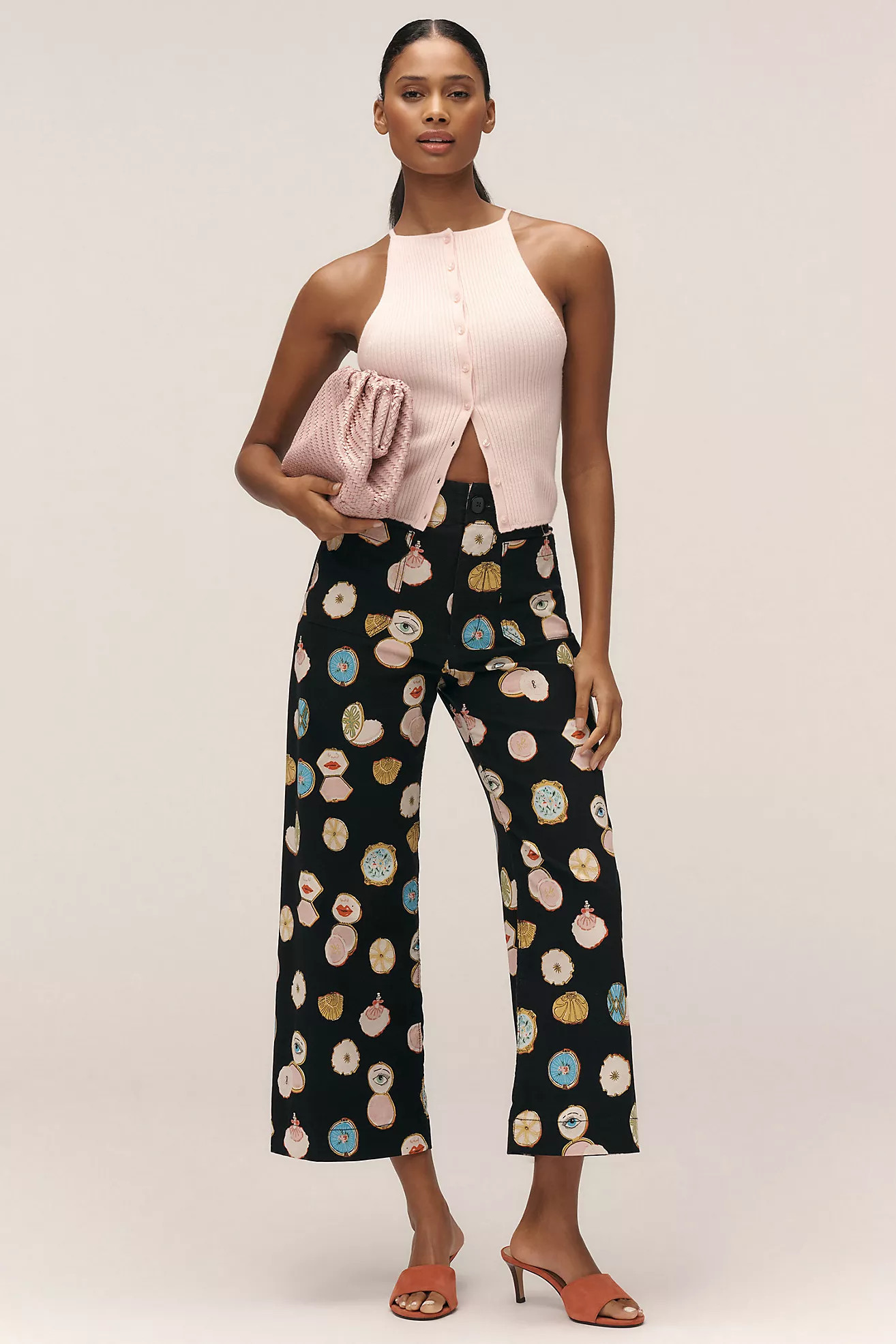 Maeve The Colette Crop Wide-Leg Pants: Danielle Kroll Edition | Anthropologie (US)