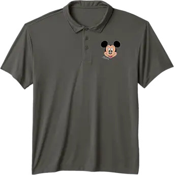 Disney Mickey Mouse Big Face Forward Character Trip Matching Performance Polo Shirt | Amazon (US)