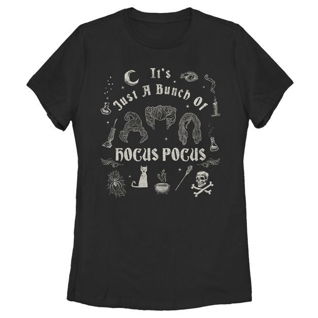 Women's Disney Hocus Pocus Spooky Icons T-Shirt | Target