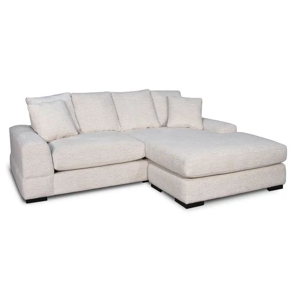 Royst 102" Wide Reversible Corner Sectional with Ottoman | Wayfair North America
