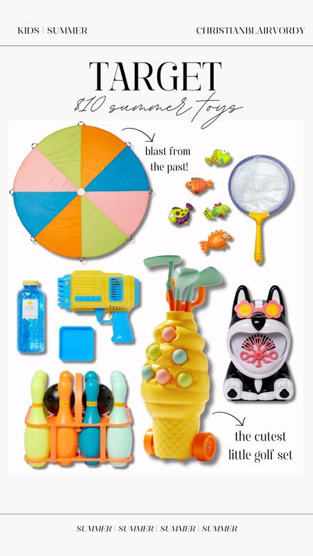 $10 summer toys for kids, target 

#christianblairvordy 

#kids #family #toys #summer #swim 

#LTKBaby #LTKKids #LTKFamily