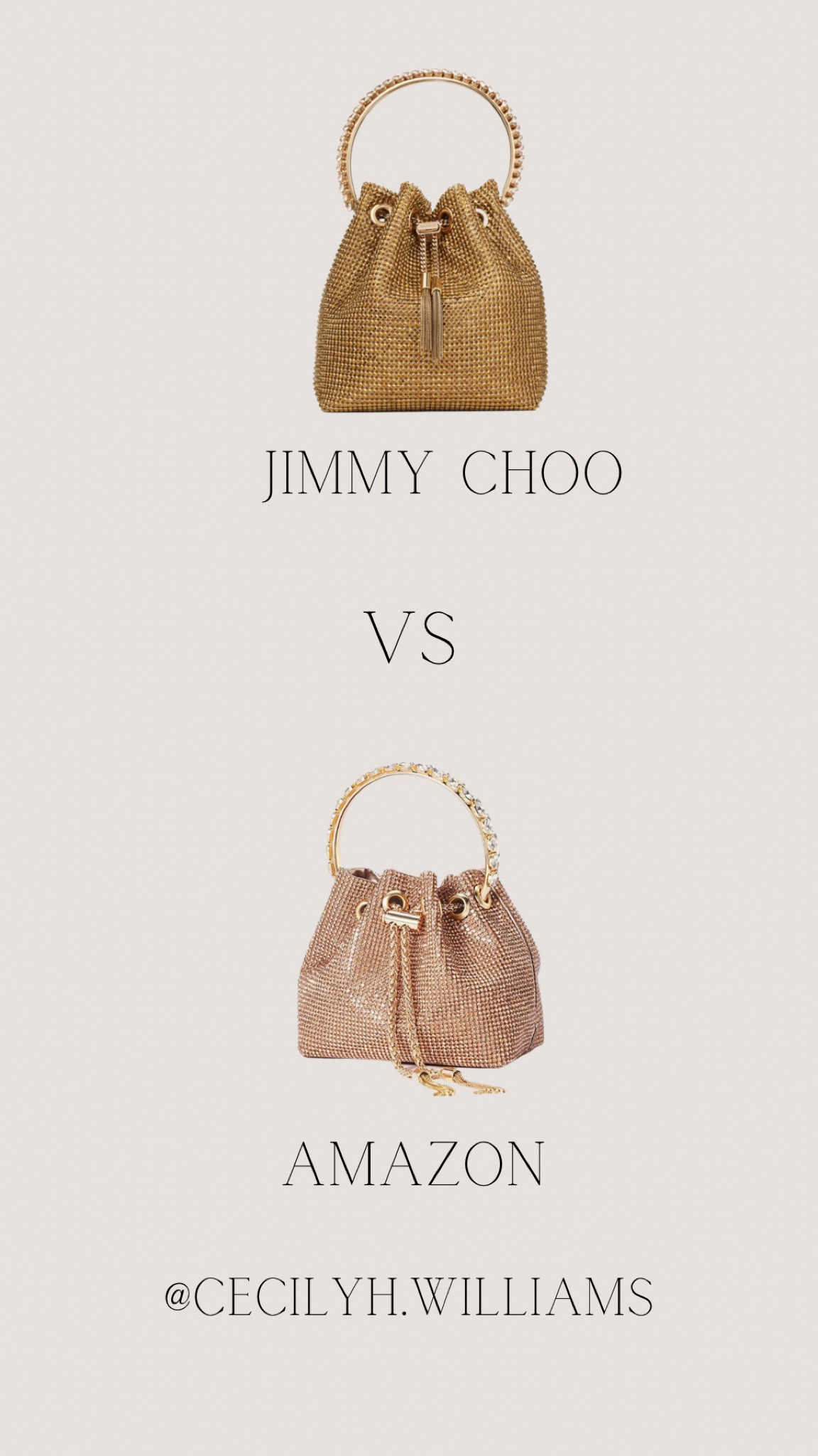 This is an amazing Jimmy Choo dupe! I wore this last week to a New Orleans wedding. It also comes in silver! 

#Amazon #JimmyChoo #BonBonBag #Gold #BucketBag #Rhinestone #Crystal #Dupe #Silver

#LTKstyletip #LTKFind #LTKunder50