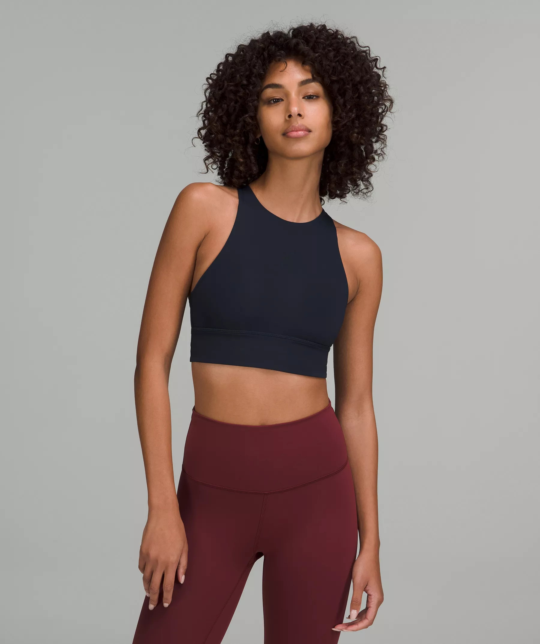 Energy High-Neck Longline Tough Bra Medium Support, B–D Cups | Lululemon (US)