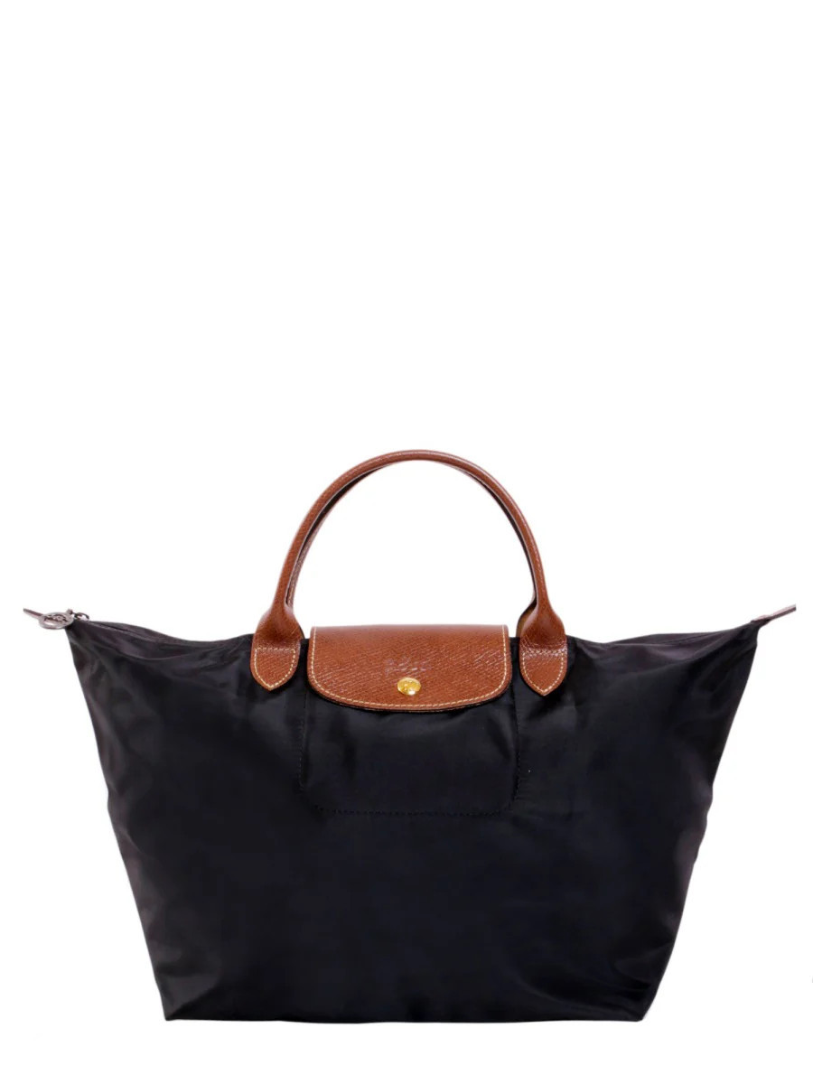 Longchamp Women's Le Pliage Medium Bag in Black | Size UNI | 1623 | LOZURI
